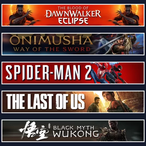 Dawnwalker +Onimusha +SP2+TLOU1 +Wukong